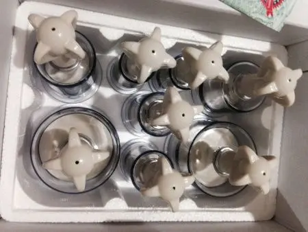 Вакуумные банки со встроенным вакууматором (8 шт. в уп.) YS-0008 фото в интернет магазине | zdorov.by