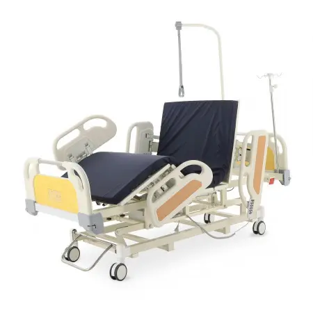 Кровать реанимационная электрическая DB-3 (5 функций) (МЕ-4019Н-00) с выдвижным ложементом и ростоматом CPR+аккумулятор с ростоматом фото в интернет магазине | zdorov.by