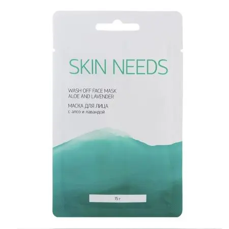 Маска для лица с алоэ и лавандой Skin Needs фото в интернет магазине | zdorov.by