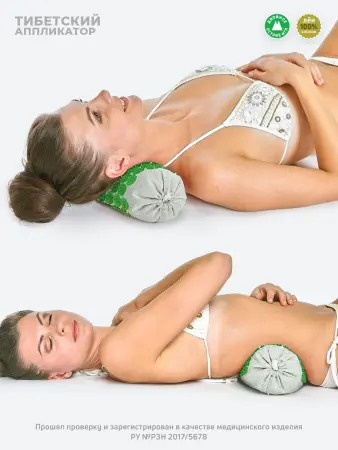 Аппликатор Кузнецова. Универсальный массажер, зеленый (менее острые иглы). фото в интернет магазине | zdorov.by