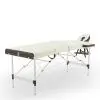 массажный стол складной med-mos jfal01a 3-х секционный, алюминиевая  рама, коричневый от магазина zdorov.by