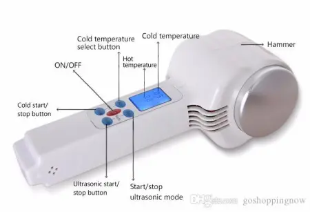 Ультразвуковой массажер для лица горячий и холодный молот Контраст AllRest СН-207 фото в интернет магазине | zdorov.by