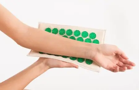 Тибетский массажный коврик 12x22 см зеленый фото в интернет магазине | zdorov.by