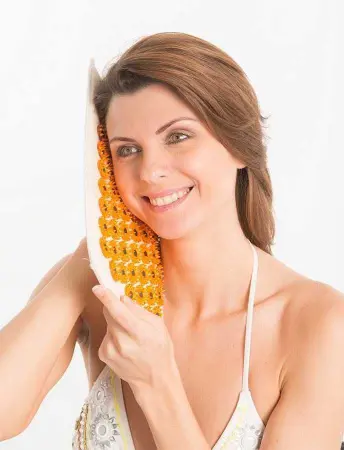 Аппликатор Кузнецова 17х28 см желтый (более острые иглы, магнитные вставки). фото в интернет магазине | zdorov.by