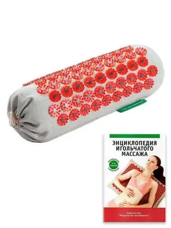 Аппликатор Кузнецова. Универсальный массажер, красный (менее острые иглы, магнитные вставки). фото в интернет магазине | zdorov.by