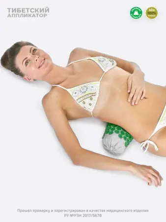 Аппликатор Кузнецова. Универсальный массажер, зеленый (менее острые иглы). фото в интернет магазине | zdorov.by