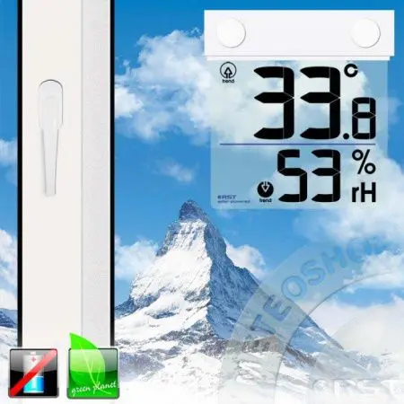 Цифровой термометр-гигрометр на липучке с солнечной батареей фото в интернет магазине | zdorov.by