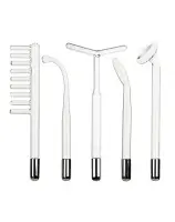 Дарсонваль с 5 насадками для ухода за лицом, телом, волосами BP-7000 (Biolift4 203) розовый Gezatone