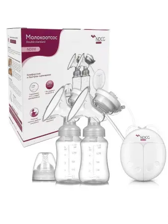 Молокоотсос электрический двойной Double standard ND310 фото в интернет магазине | zdorov.by