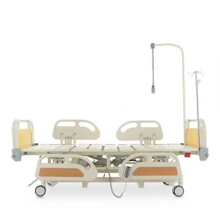 Кровать реанимационная электрическая DB-3 (5 функций) (МЕ-4019Н-00) с выдвижным ложементом и ростоматом CPR+аккумулятор с ростоматом фото в интернет магазине | zdorov.by