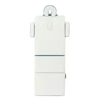 Массажный стол складной MED-MOS JF-AY01 3-х секционный, деревянная  рама, белый-бирюзовый от магазина zdorov.by