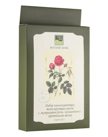 Маска для лица омолаживающая Beauty Style с розой фото в интернет магазине | zdorov.by