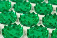 Тибетский массажный коврик 12x22 см зеленый