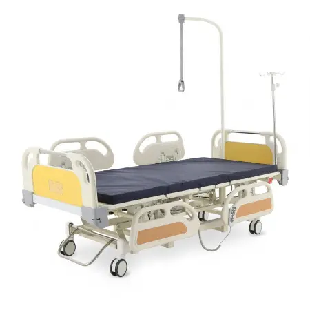 Кровать реанимационная электрическая DB-3 (5 функций) (МЕ-4019Н-00) с выдвижным ложементом и ростоматом CPR+аккумулятор с ростоматом фото в интернет магазине | zdorov.by