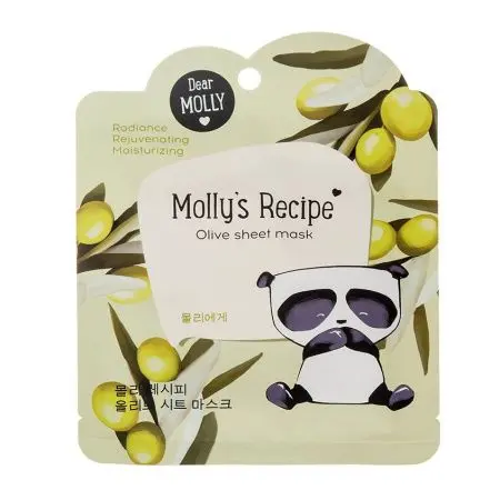 DEAR MOLLY Тканевая маска "Рецепты Молли. Олива" фото в интернет магазине | zdorov.by