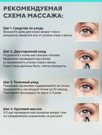 Микротоковый массажер вокруг глаз фото в интернет магазине | zdorov.by