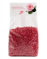 Пленочный воск с маслом розы москуэта в гранулах, 1 кг Cristaline, 1 кг.