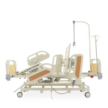 Кровать реанимационная электрическая DB-3 (5 функций) (МЕ-4019Н-00) с выдвижным ложементом и ростоматом CPR+аккумулятор с ростоматом фото в интернет магазине | zdorov.by