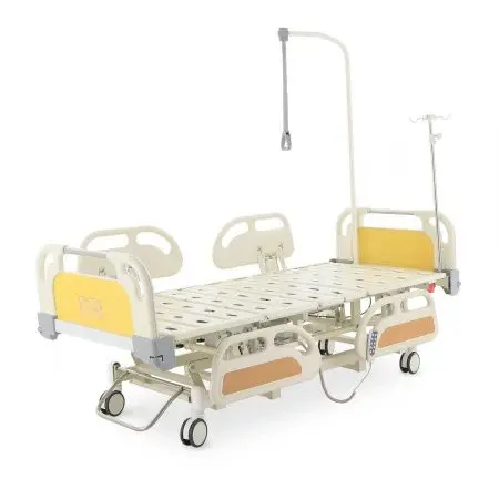 Кровать реанимационная электрическая DB-3 (5 функций) (МЕ-4019Н-00) с выдвижным ложементом и ростоматом CPR+аккумулятор с ростоматом фото в интернет магазине | zdorov.by