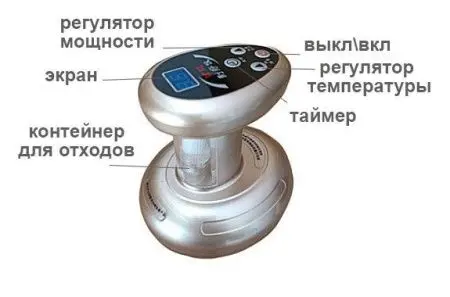 Аппарат вакуумного массажа с инфракрасным прогревом SHUXING SX-866B фото в интернет магазине | zdorov.by
