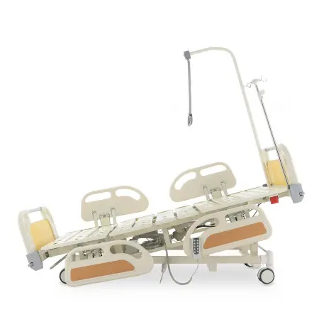 Кровать реанимационная электрическая DB-3 (5 функций) (МЕ-4019Н-00) с выдвижным ложементом и ростоматом CPR+аккумулятор с ростоматом фото в интернет магазине | zdorov.by