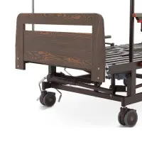 Кровать механическая Med-Mos Е-45А (ММ-5128Н-01/5124Д-01) с боковым переворачиванием, туалетным устройством и функцией «кардиокресло»