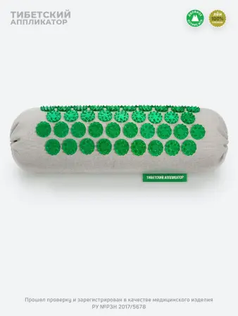 Аппликатор Кузнецова. Универсальный массажер, зеленый (менее острые иглы). фото в интернет магазине | zdorov.by