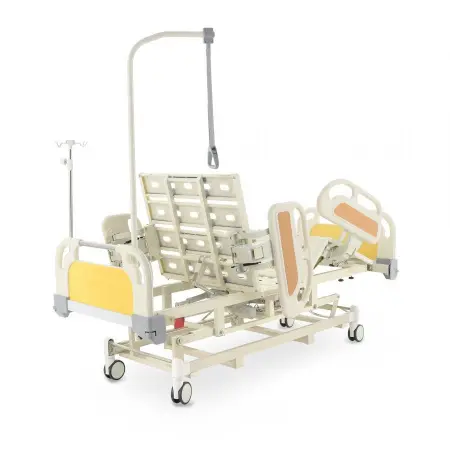 Кровать реанимационная электрическая DB-3 (5 функций) (МЕ-4019Н-00) с выдвижным ложементом и ростоматом CPR+аккумулятор с ростоматом фото в интернет магазине | zdorov.by