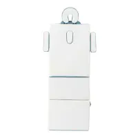 Массажный стол складной MED-MOS JFAL01A 3-х секционный, алюминиевая  рама, синий от магазина zdorov.by