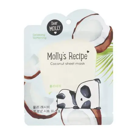 DEAR MOLLY Тканевая маска "Рецепты Молли. Кокос" фото в интернет магазине | zdorov.by