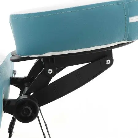 массажный стол складной med-mos jfal01a 3-х секционный, алюминиевая  рама, коричневый от магазина zdorov.by