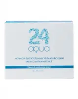 Ночной питательный увлажняющий крем с витамином Е «Аква 24» Beauty Style, 50 мл.
