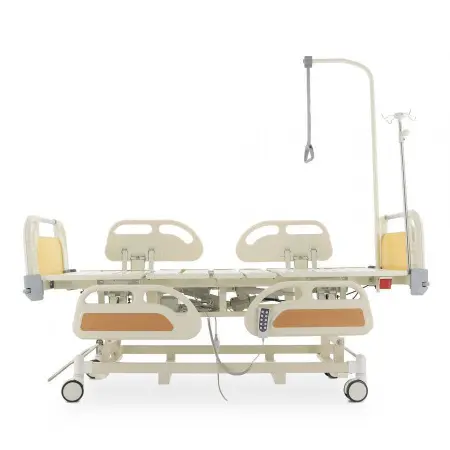 Кровать реанимационная электрическая DB-3 (5 функций) (МЕ-4019Н-00) с выдвижным ложементом и ростоматом CPR+аккумулятор с ростоматом фото в интернет магазине | zdorov.by