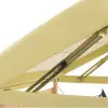 массажный стол складной med-mos jf-tapered 4-х секционный, деревянная  рама, бежевый от магазина zdorov.by