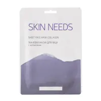 Тканевая увлажняющая маска для лица с коллагеном Skin Needs