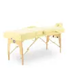 массажный стол складной med-mos jf-tapered 4-х секционный, деревянная  рама, бежевый от магазина zdorov.by