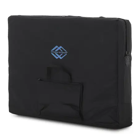 массажный стол складной med-mos jf-ay01 3-х секционный, деревянная  рама, белый-голубой от магазина zdorov.by