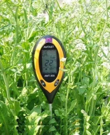 AMT-300 электронный измеритель pH, влажности, температуры и освещенности почвы фото в интернет магазине | zdorov.by