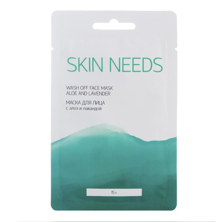 Маска для лица с алоэ и лавандой Skin Needs фото в интернет магазине | zdorov.by