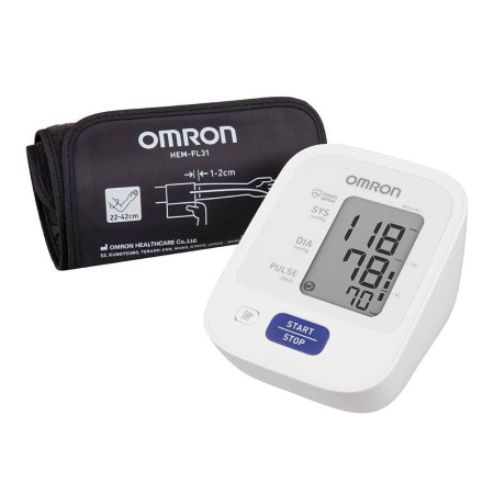Тонометр Omron M2 Comfort с универсальной манжетой и адаптером фото в интернет магазине | zdorov.by