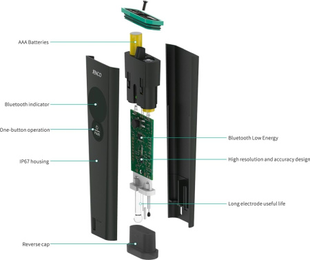 pH/Temp метр Jenco pH610B влагозащитный с Bluetooth фото в интернет магазине | zdorov.by