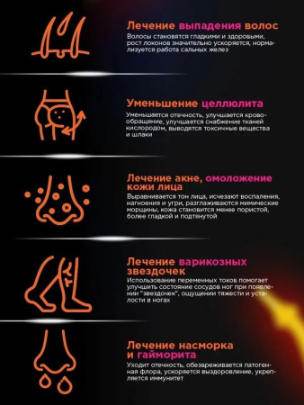 Дарсонваль Ультратек СД 199 с пятью насадками фото в интернет магазине | zdorov.by
