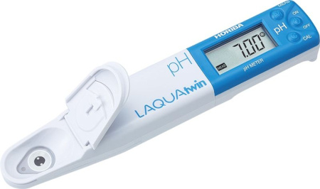 pH/ОВП метр Horiba PH-22 LAQUAtwin для твердых, рассыпчатых, гелеобразных и жидких веществ фото в интернет магазине | zdorov.by