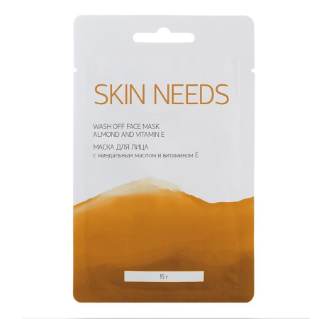 Маска для лица с миндальным маслом и витамином Е Skin Needs фото в интернет магазине | zdorov.by