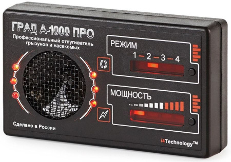 Профессиональный отпугиватель грызунов и насекомых "ГРАД А-1000 ПРО" фото в интернет магазине | zdorov.by
