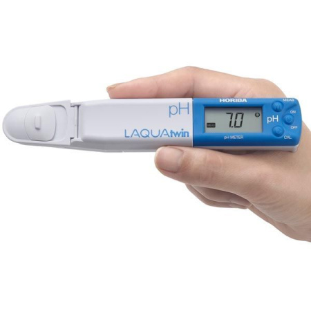 pH/ОВП метр Horiba PH-22 LAQUAtwin для твердых, рассыпчатых, гелеобразных и жидких веществ фото в интернет магазине | zdorov.by